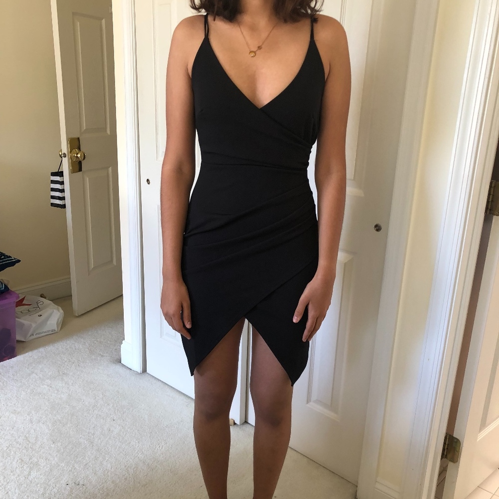 Strappy Black Bodycon